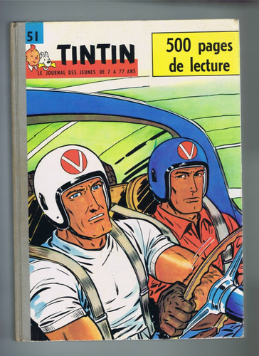 Reliure tintin francais - tintin, 51