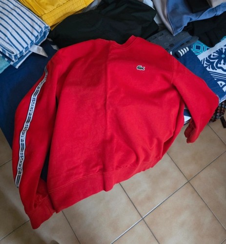 Sweat lacoste rouge - rouge, –