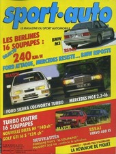 SPORT AUTO n°295 08/1986