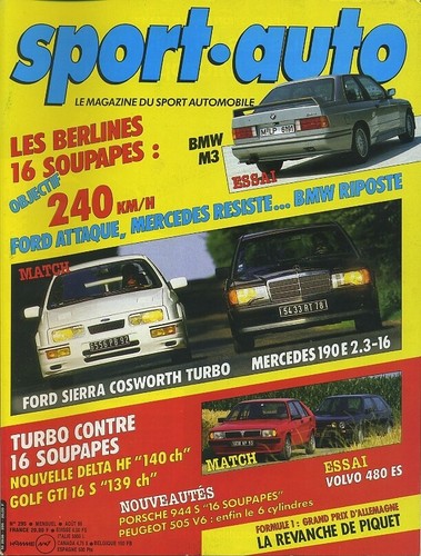 Sport auto 295 - sport, 08/1986