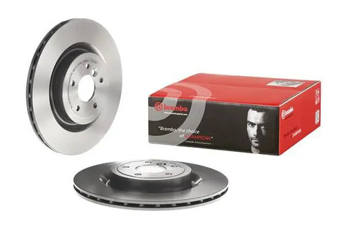 Disque frein ventilé - 2x, de