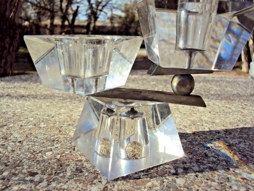 Bougeoir cristal design du - bougeoir,