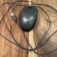 Mouse Logitech Wired Optical USB U0026 810-002141 Grey/Black Tested