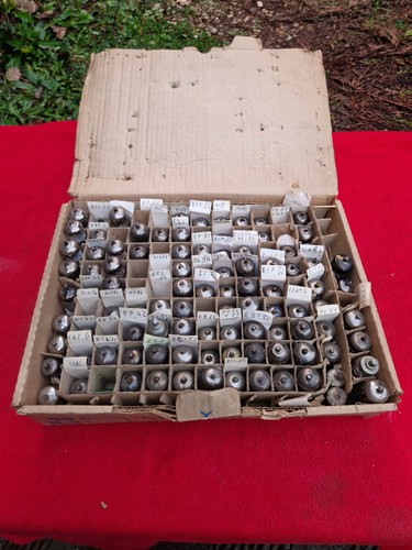 Lot 100 tubes lampes divers - tubes,