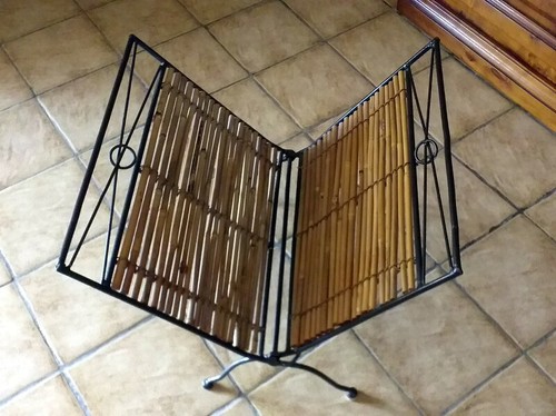Porte revues pliable acier - revues,