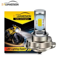 White P26S COB Motorcycle Scooter Moped Headlight Bulb DRL Lamp DC 10-30V
