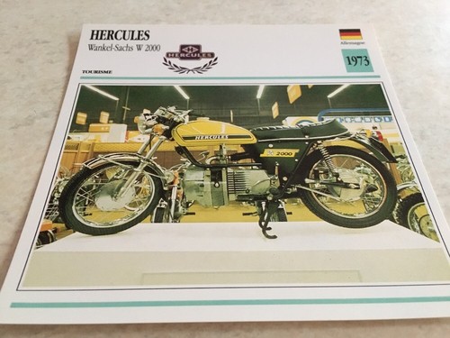 Carte moto hercules - moto, wankel