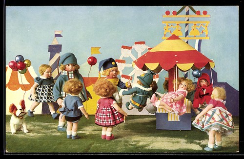 Carte postale enfants avec