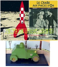 Tintin voiture Atlas No 37 - Auto blindée Sumida  + Kdo 1 affiche au choix