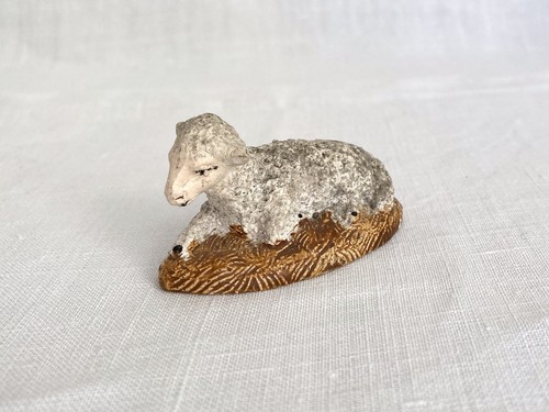 Mouton agneau ancien santon - mouton,