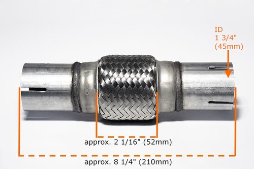 Flexible tresse echappement - tresse,