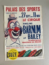 Affiche ancienne cirque  1963