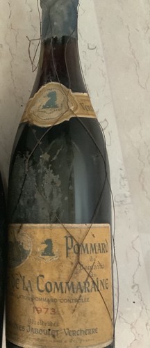 Bouteille vin pommard - de,