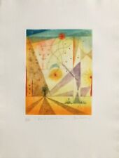 René CARCAN VERS LE POINT DE VUE 1992 gravure signée