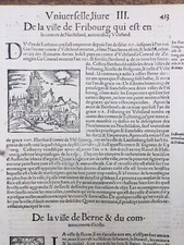 Berne Suisse Fribourg 1575