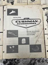 Cushman Accessories for Motor Scooters Trucksters & Golfsters Catalog Loose Leaf
