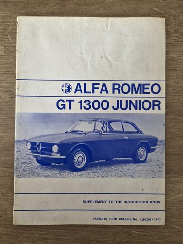 Alfa romeo 1300 junior - gt,