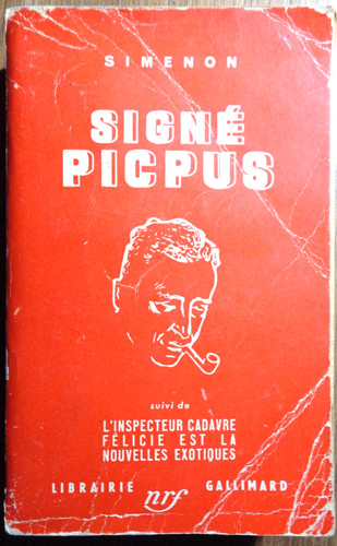 Signé picpus georges simenon - picpus/,