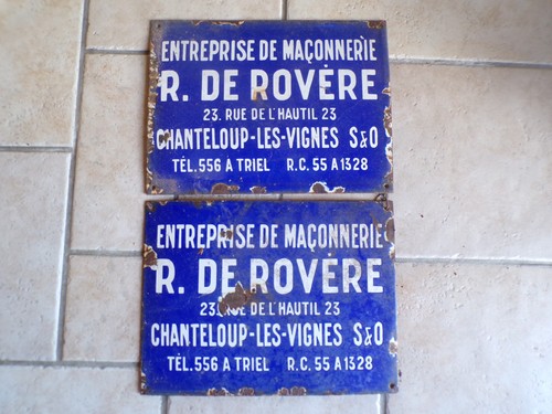 Plaques émaillées - 2,