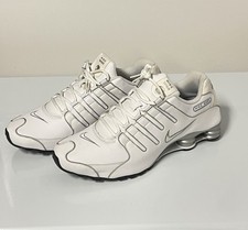 Nike Shox NZ White - Metallic Silver Size 14 - 366363-111 - NEW - AUTHENTIC