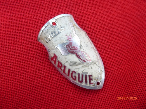 Ancienne plaque vélo - plaque, de