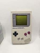Nintendo Game Boy Classic Grey Silver DMG-01 Working Tested