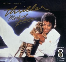GOLD CD ALBUM MICHAEL JACKSON THRILLER REMASTERED SPECIAL EDITION SLIPCASE 2001