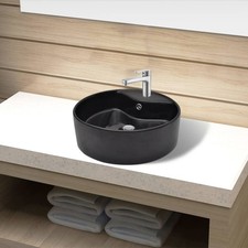 Lavabo avec Trop-Plein 46,5x15,5 cm Céramique Lave-Mains Vasque Maison vidaXL