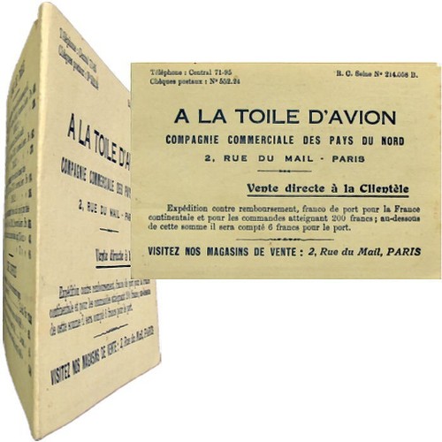 Dépliant catalogue tarif