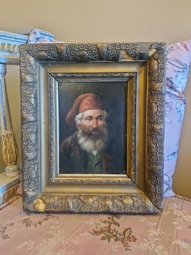 Peinture ancienne encadrée - ancienne,