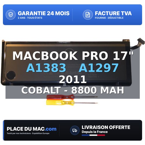 Batterie pour macbook pro - macbook, 17