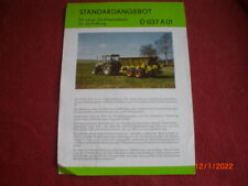  ADVERTISING PROSPECTUS FERTILIZER SPREADER STANDARD OFFER D 037 A 01