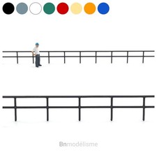 HO Lot 1m Garde-Corps 1/87 HO Clôture Barrière Décor Gare Entrepôt Quai Usine