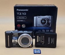 Panasonic Digital Camera Lumix DMC-TZ10 12.1MP Black.