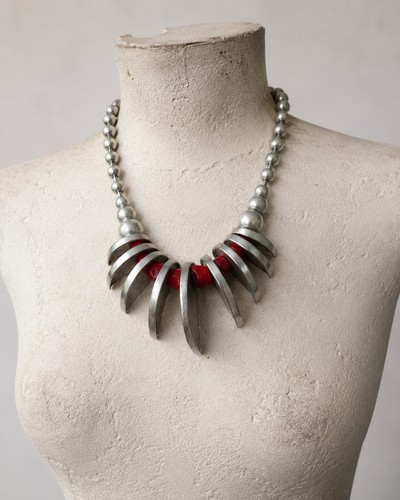 Collier 1980 métal - collier,