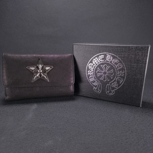 Chrome hearts black leather - hearts,