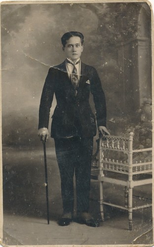 Photo carte jeune homme - homme, debout