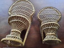 Deux fauteuils Emmanuelle pour poupée  40 cm et 30 cm