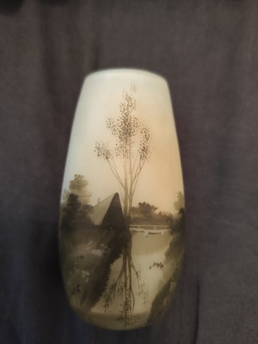 Vase miniature verre - , paysage