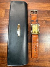 LOCMAN R.500 Automatic Watch Vintage Brown Latin Rubber Strap Men's