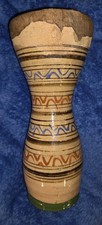 Moroccan Taarija Drum -  Islamic holiday of Ashura - 11.5" L x 5" W - Darbouka