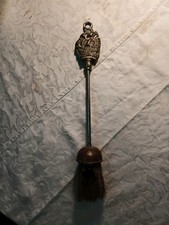 Antique Ship Decor Fireplace Broom - Metal Handle - 37cm 