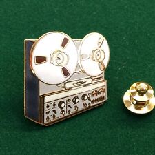Pin's Folies ❤️French Vintage Enamel Tablo Tape Recorder Revox type