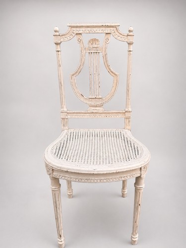 Ancienne chaise lyre - , de