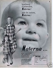 Advertising 066 1969 Materna Mom and Baby Clothing