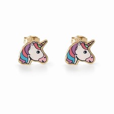 Boucles d'oreilles licorne en
