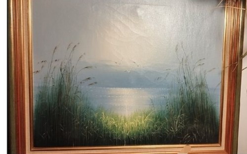 Tableau ancien huile sur toile - ancien,