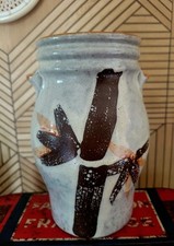 VASE CONTENANT EN GRÈS JARRE