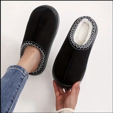 Chaussons Confortable Noir -