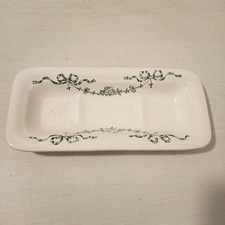 RENE LONGCHAMP old soap dish VINTAGE iron earth